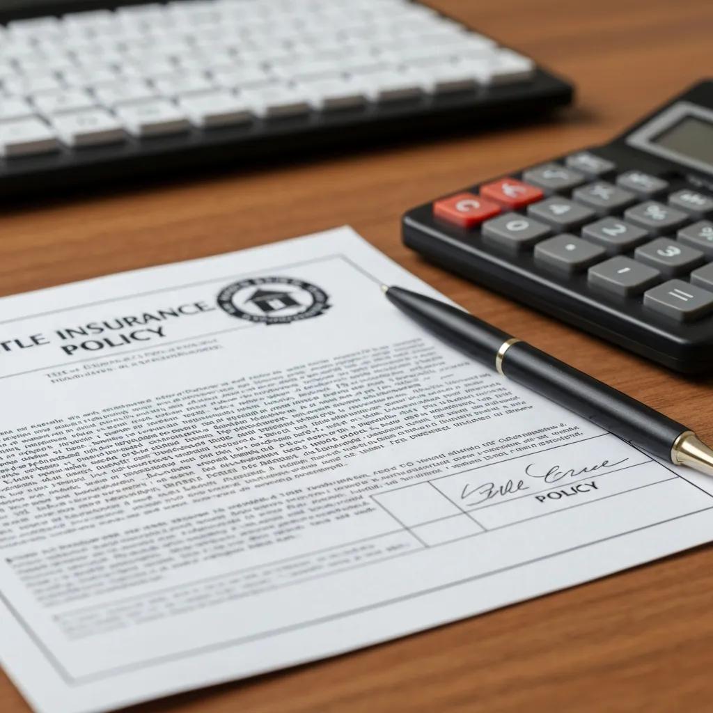 Title insurance document illustrating protection for property ownership Title insurance document illustrating protection for property ownership