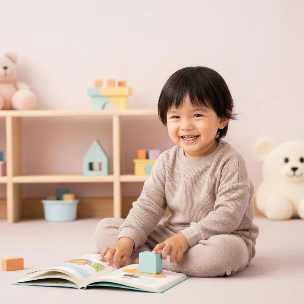 Toddler enjoying a bedtime story with a parent, illustrating the impact of sleep on emotional control