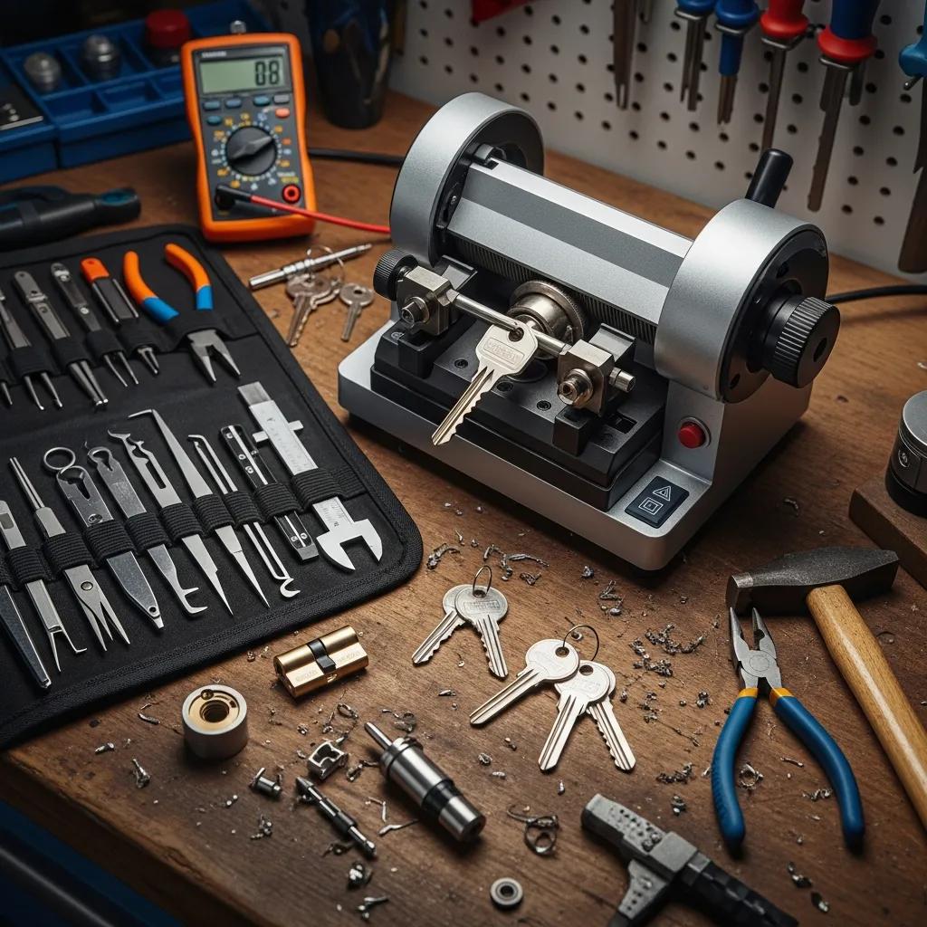 Tools used by locksmiths for emergency lockout services