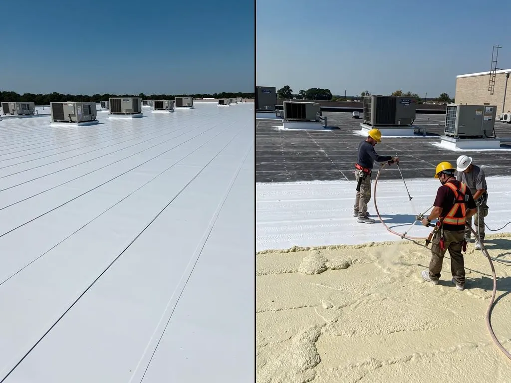 How Do PVC and Spray Polyurethane Foam (SPF) Roofing Materials Compare in Durability