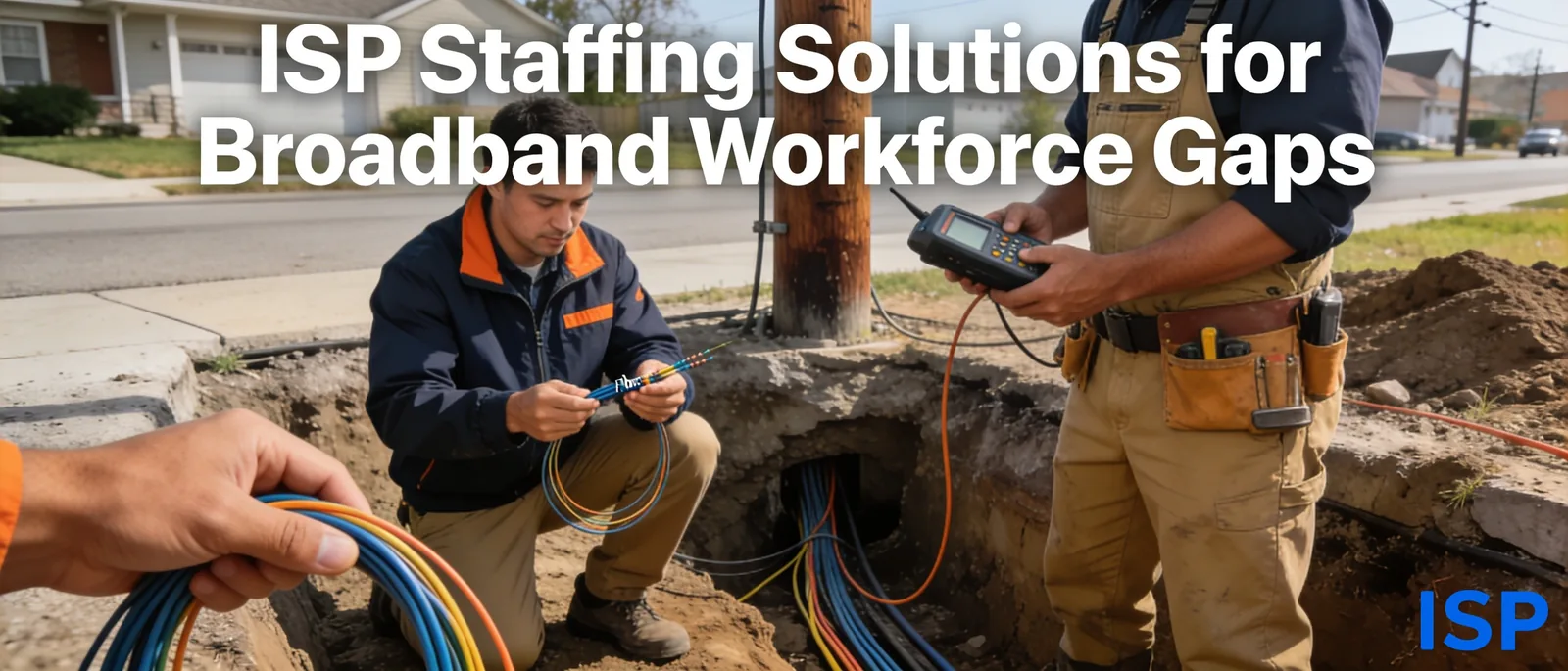 The U.S. broadband workforce shortage is estimated at roughly 58,000 skilled workers needed to build