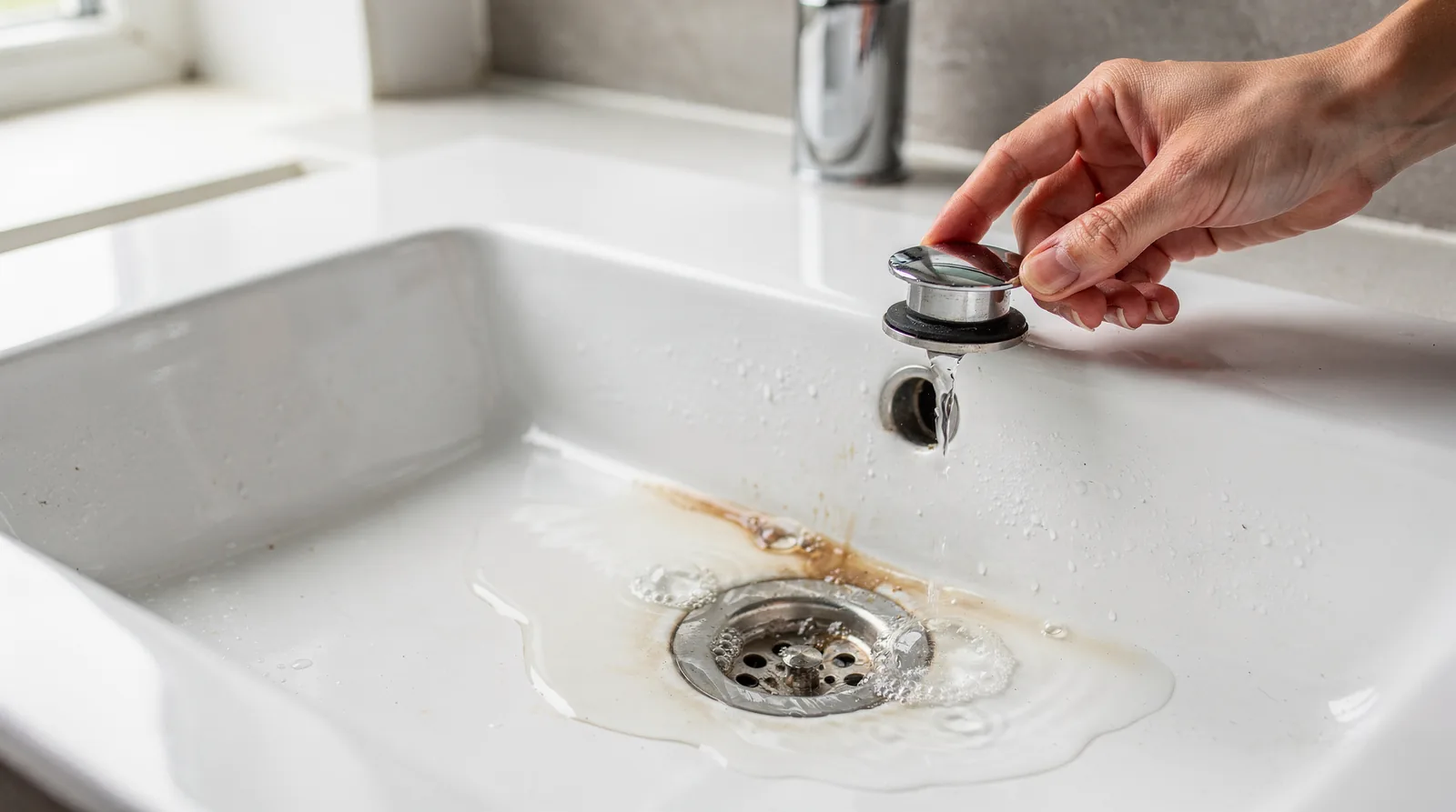 Foul odors coming from drains are a key indicator professional cleaning is needed; Gurgling