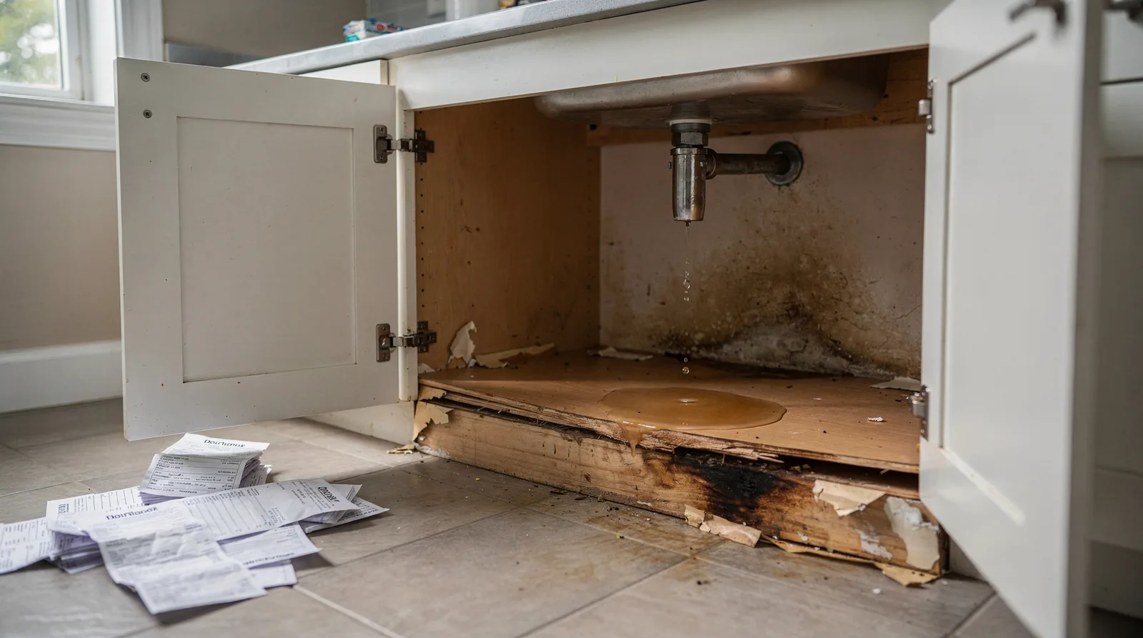 Hidden water leaks cause an average of $12,514 in property damage per insurance claim; Slab