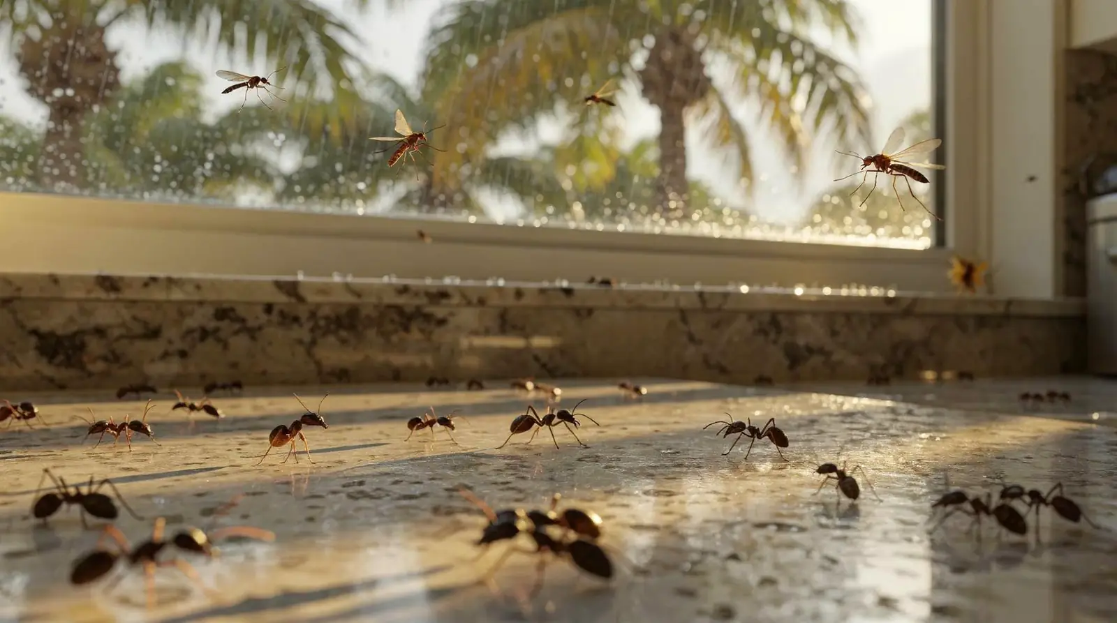 A National Pest Management Association entomologist notes cockroaches, mosquitoes, ticks, and stinging insects become more