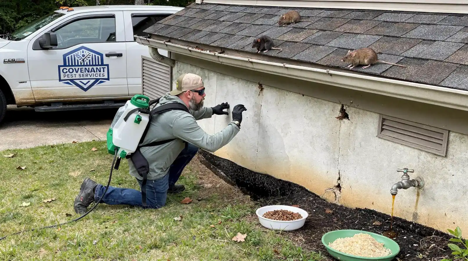 Rodents enter homes through small gaps, crawl spaces, and rooflines, making these key inspection points
