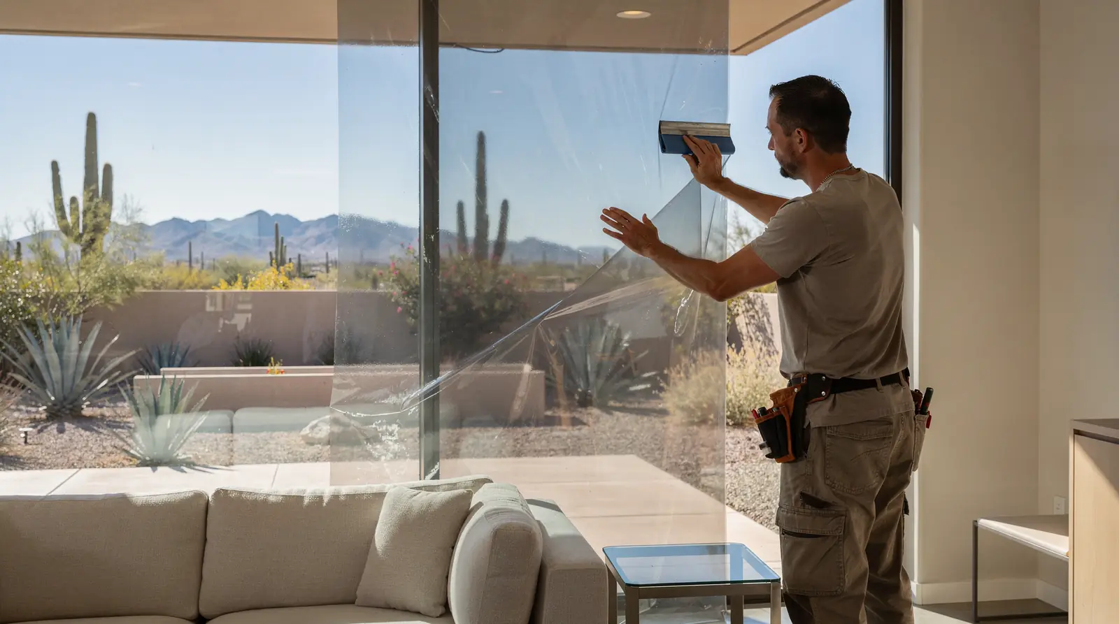 AZ Window Services offers **best windows scottsdale** homeowners solar film and other film options as