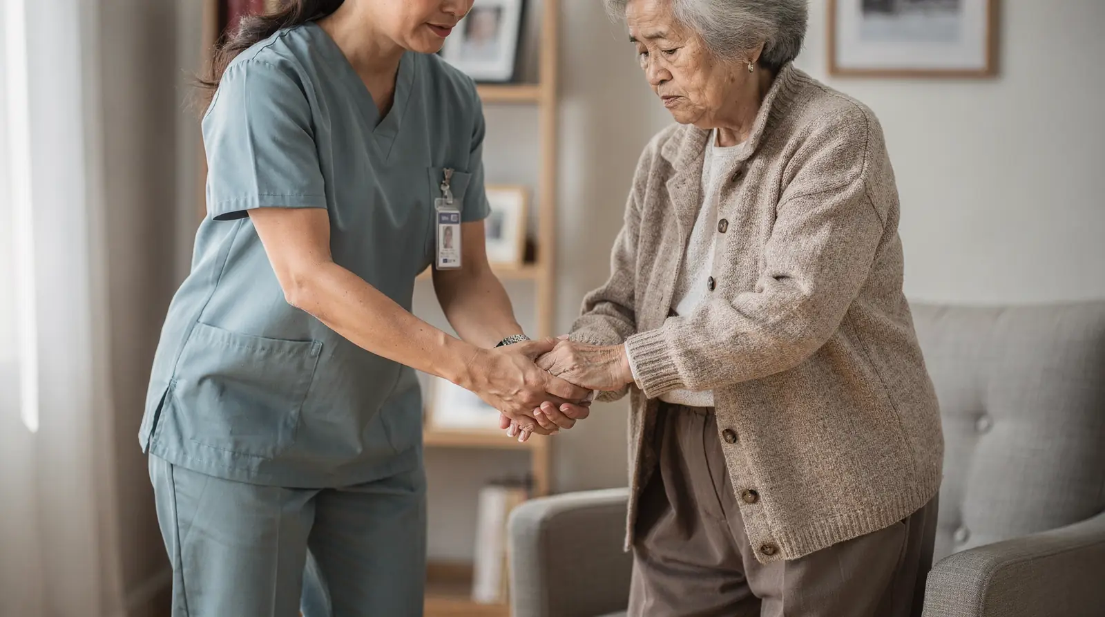 Families often worry about caregiver qualifications and consistency when handing off daily care tasks; 1