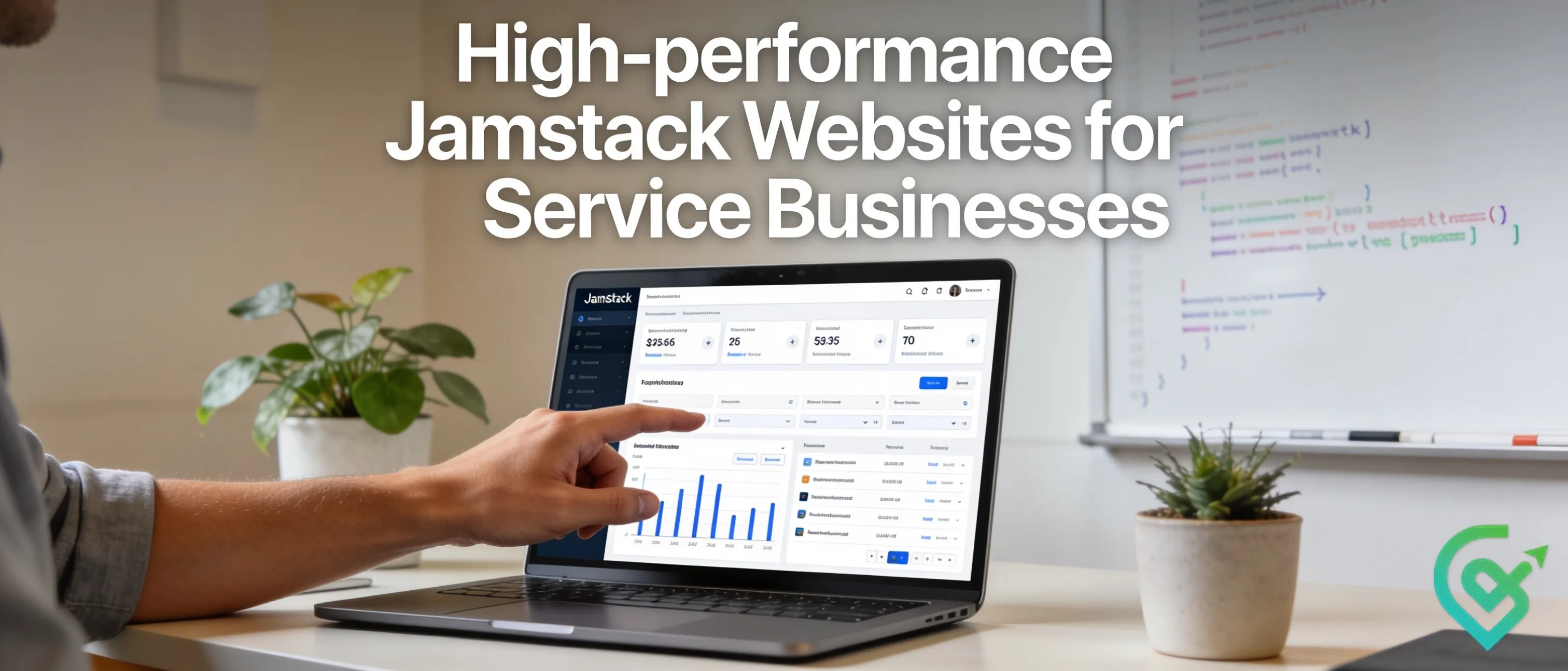 Jamstack architecture pre-builds pages and serves them through CDN infrastructure, making sites load faster