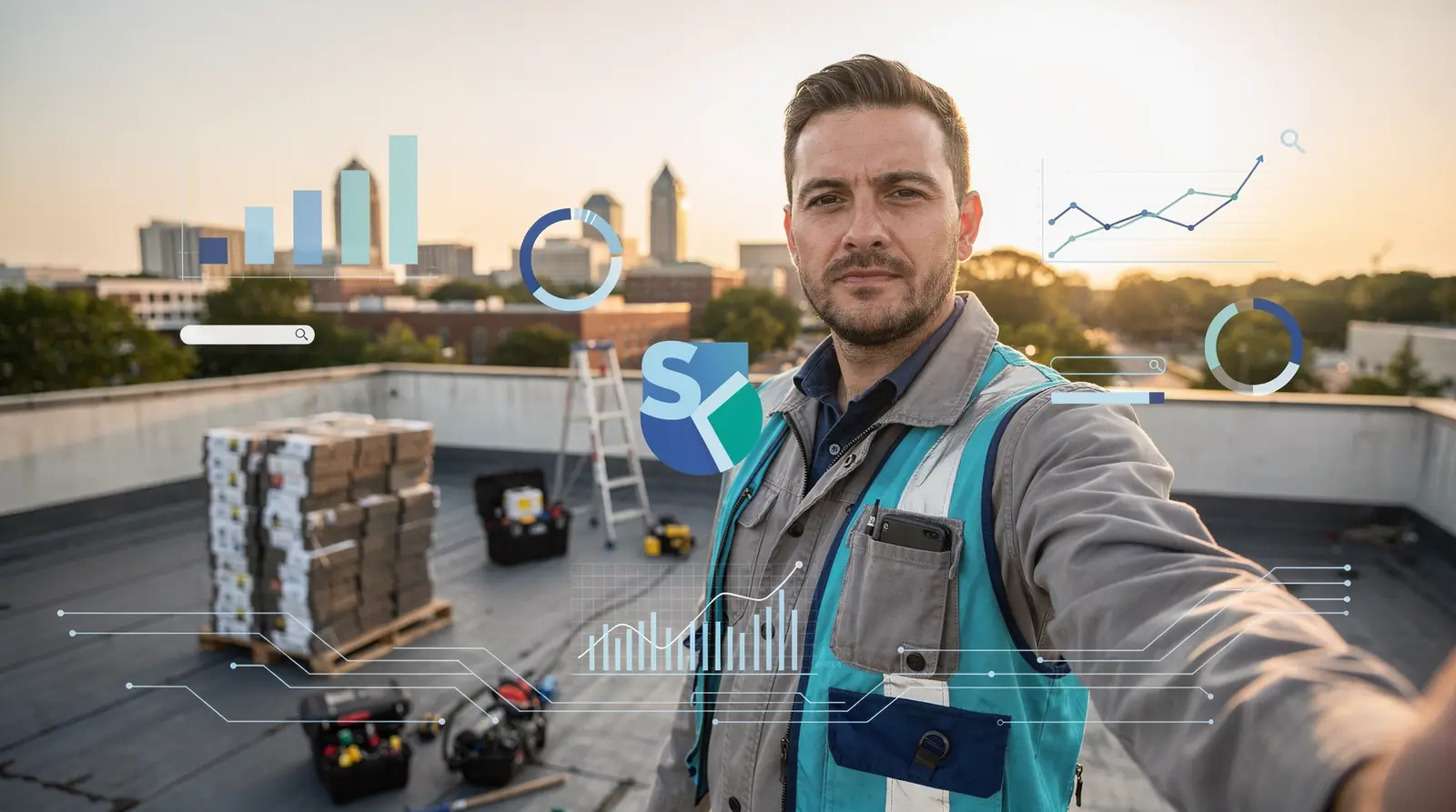 Roofing companies nationally invest between roughly $750 and $7,500 or more per month for SEO