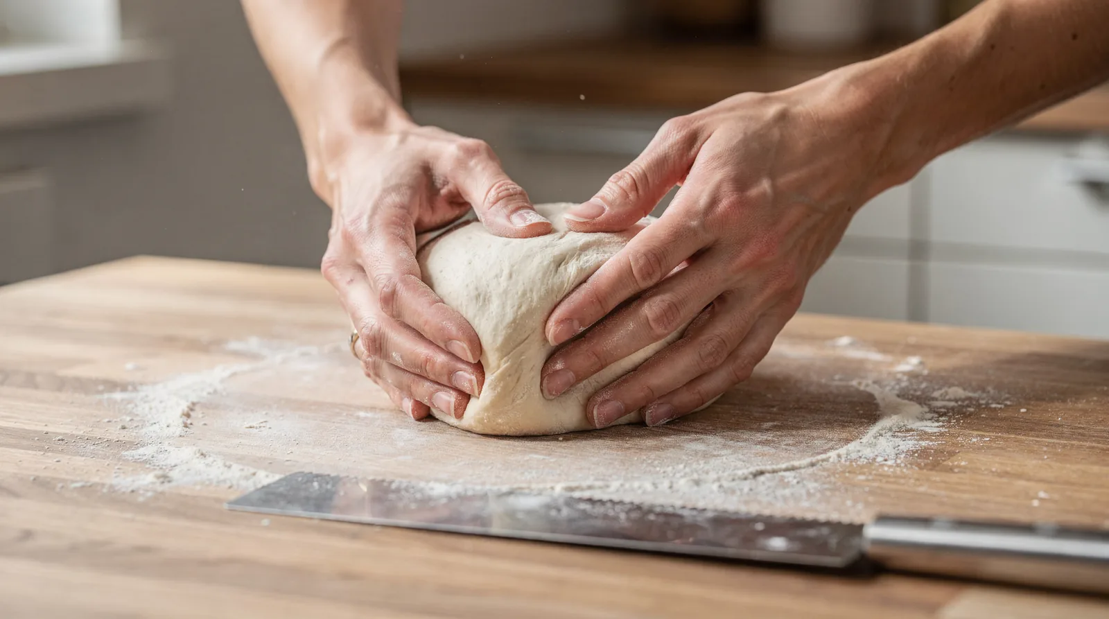 The Classic Bubba Starter's mild, gentle tang produces predictable fermentation, making pre-shaping easier to judge