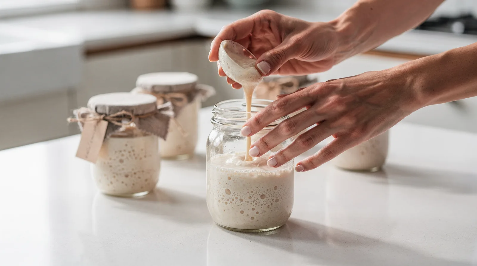 Packaging a starter well is about setting the recipient up for baking success, not just