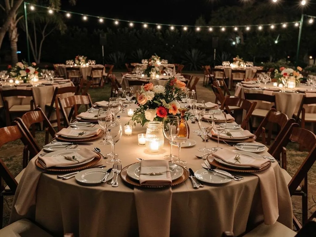 Plated Dinner Rental Needs for Santa Barbara Events