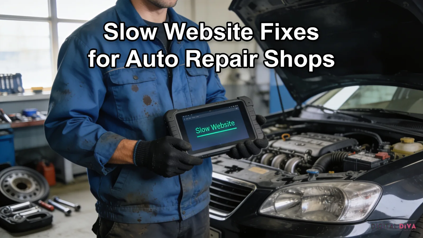 Slow Website Fixes for Auto Repair Shops