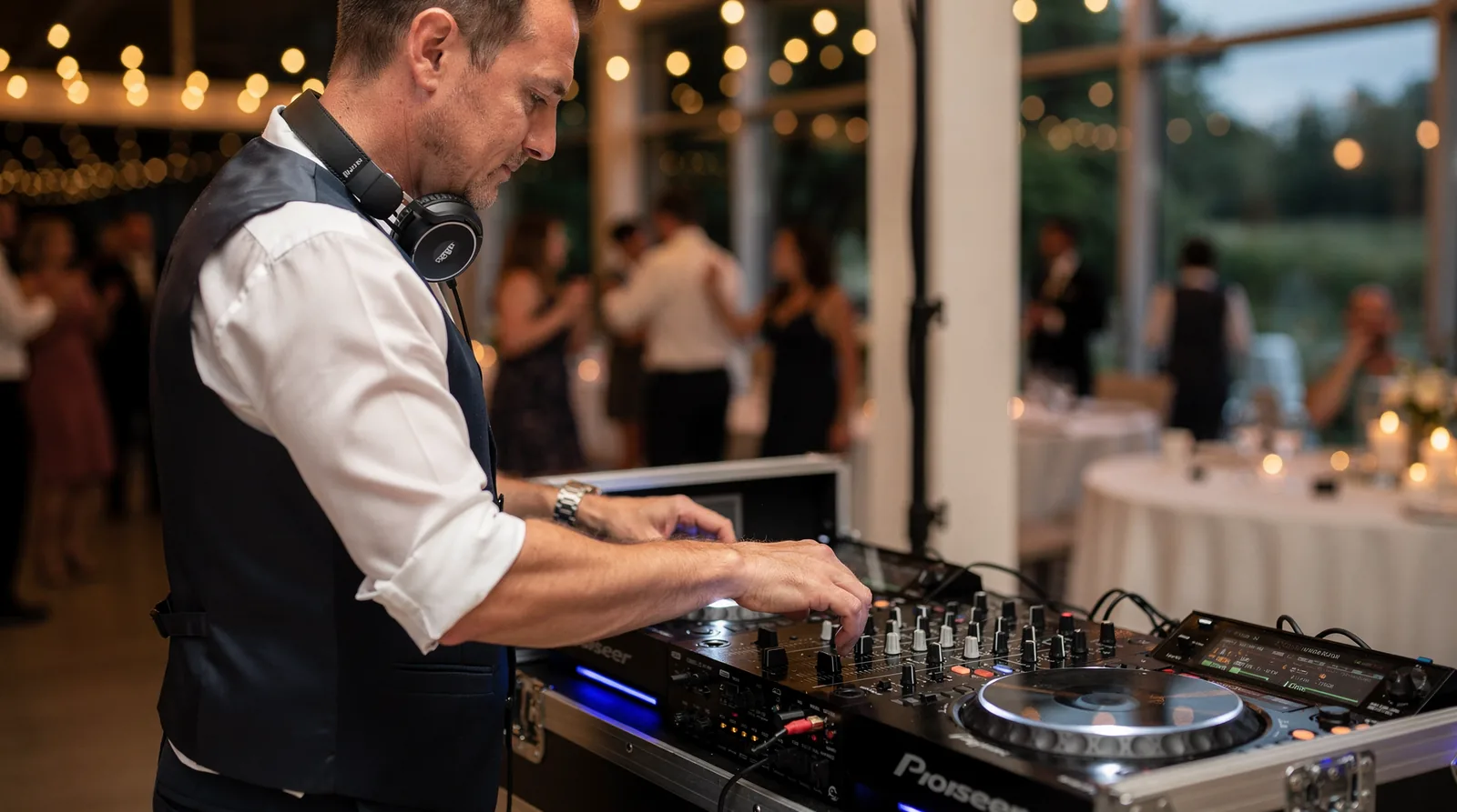 A DJ's choice sets the mood, pacing, and guest engagement for the entire reception.; Experienced