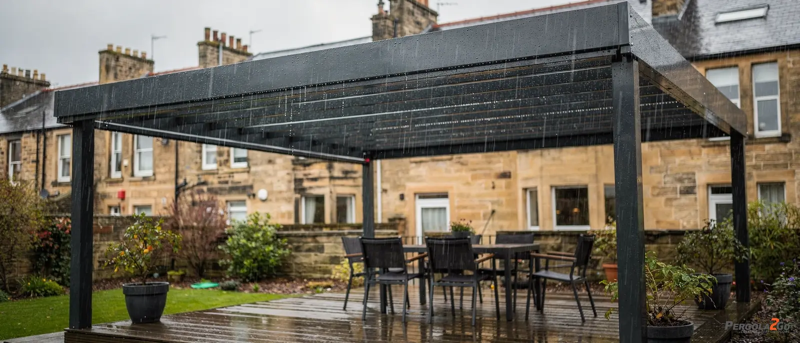Scottish weather demands garden structures that function all year round, not just in summer; Aluminium