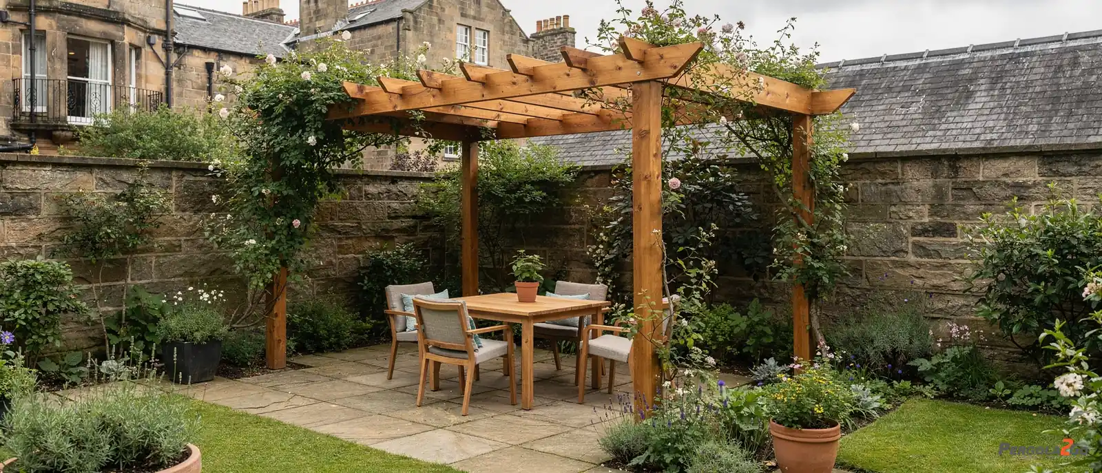 Edinburgh's unpredictable weather limits how often homeowners can enjoy their gardens without shelter.; Edinburgh homeowners