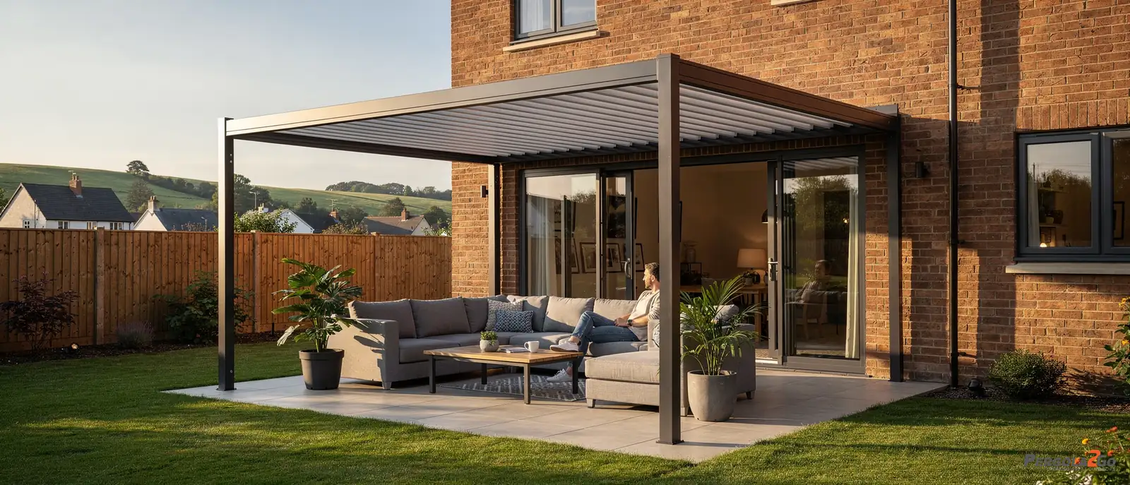 A pergola helps Sheffield homeowners create shaded seating areas and elegant outdoor structures that improve