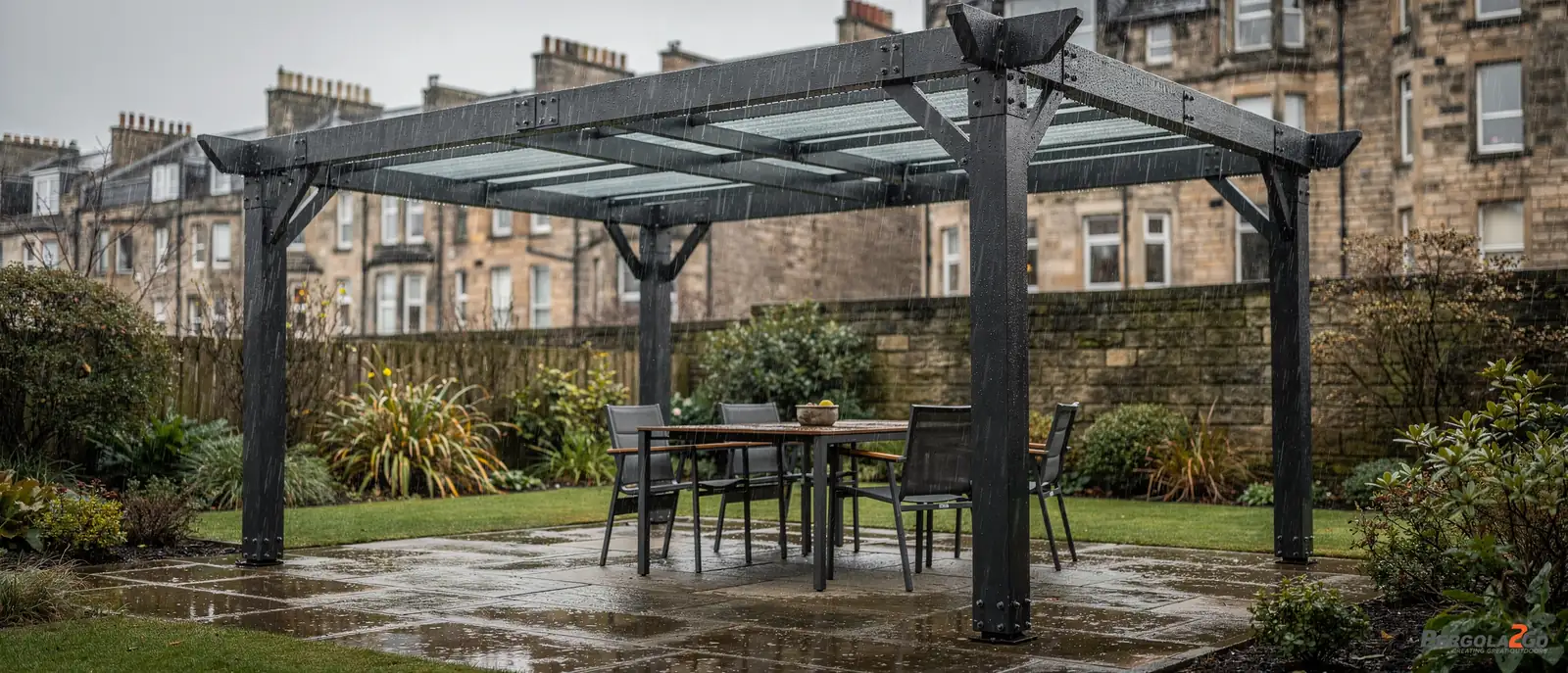 Central Scotland homeowners increasingly want garden structures usable all year, not just decorative summer pieces