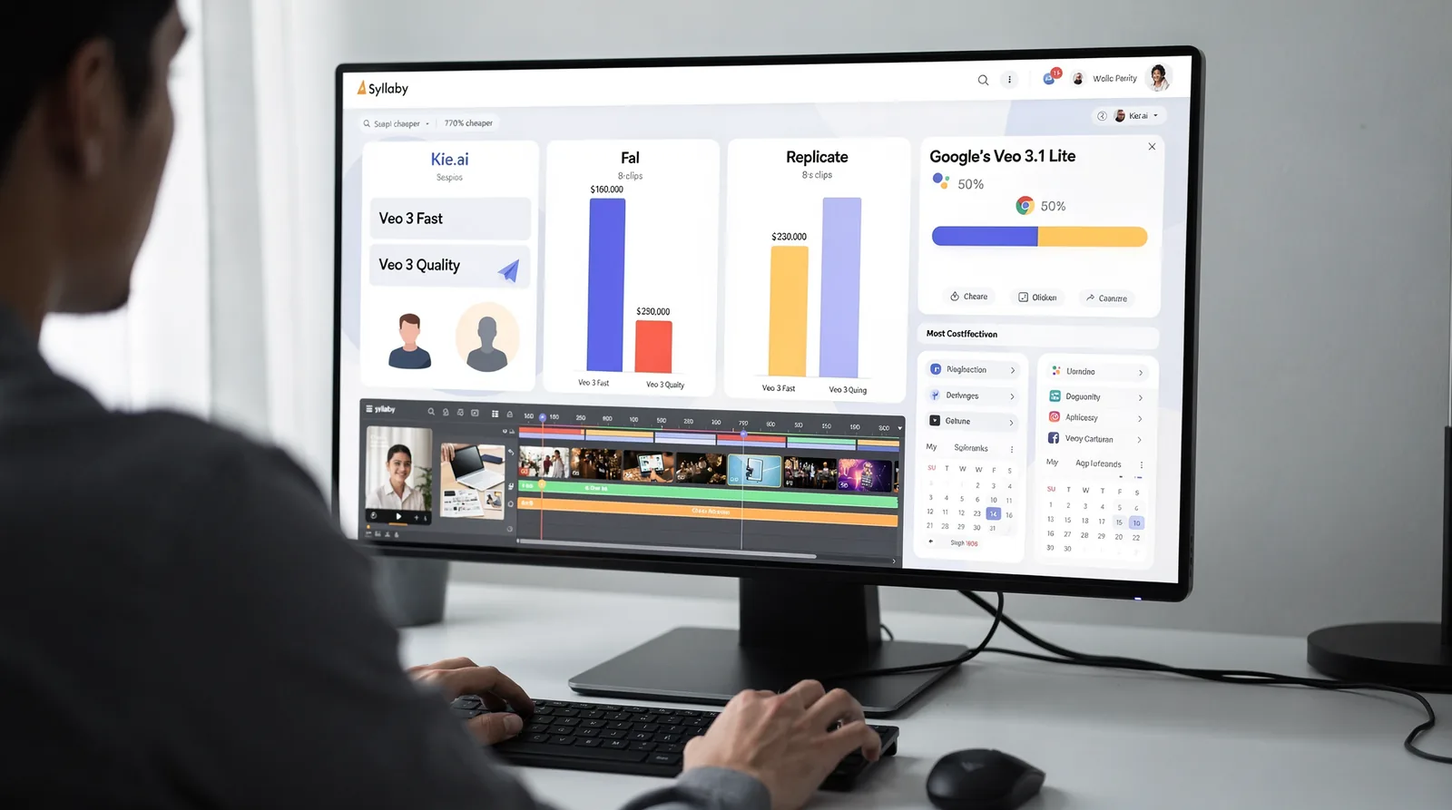 Third-party providers such as Kie.ai price Veo 3 access per 8-second clip, with Veo 3
