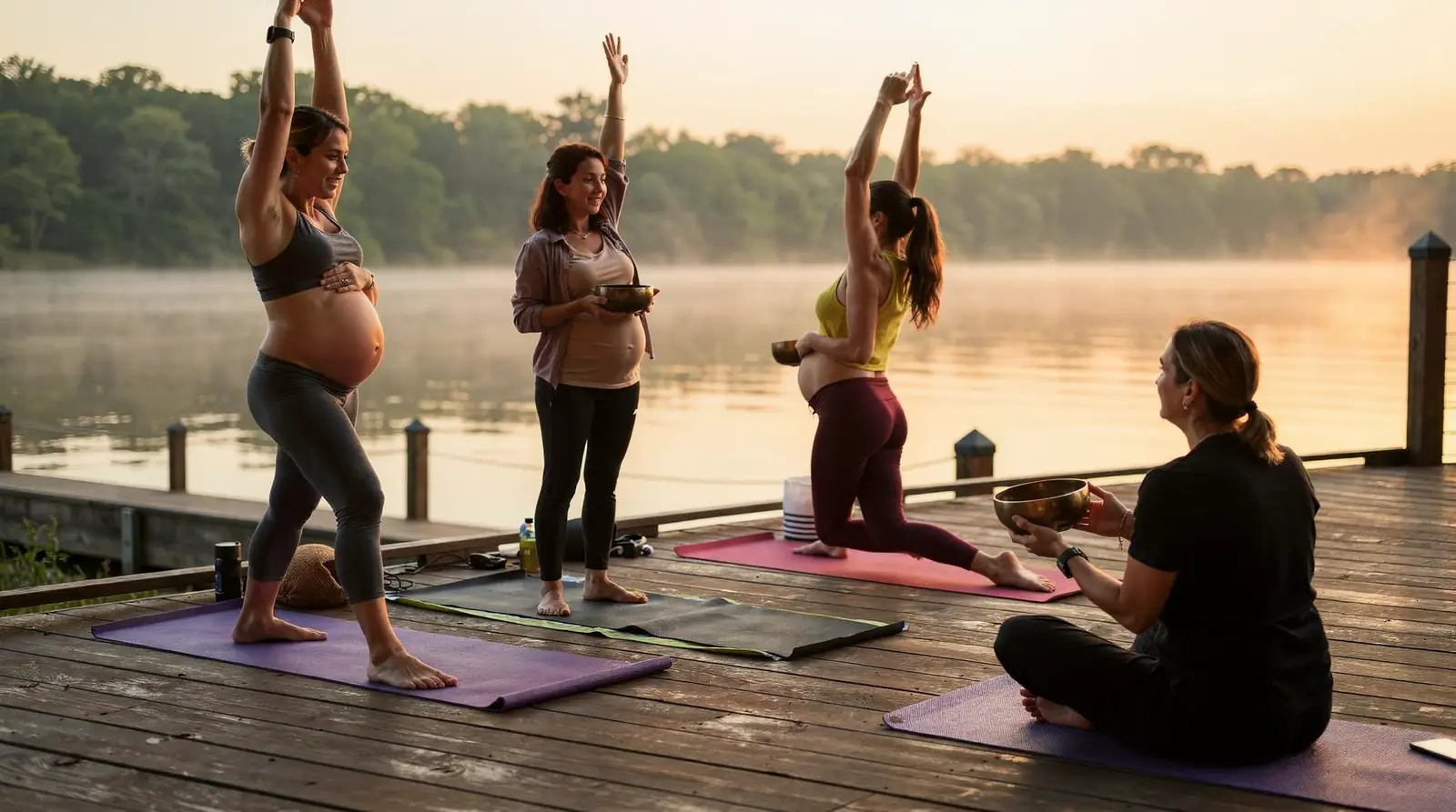 Quality prenatal classes in the Richmond region are designed to be active and challenging while
