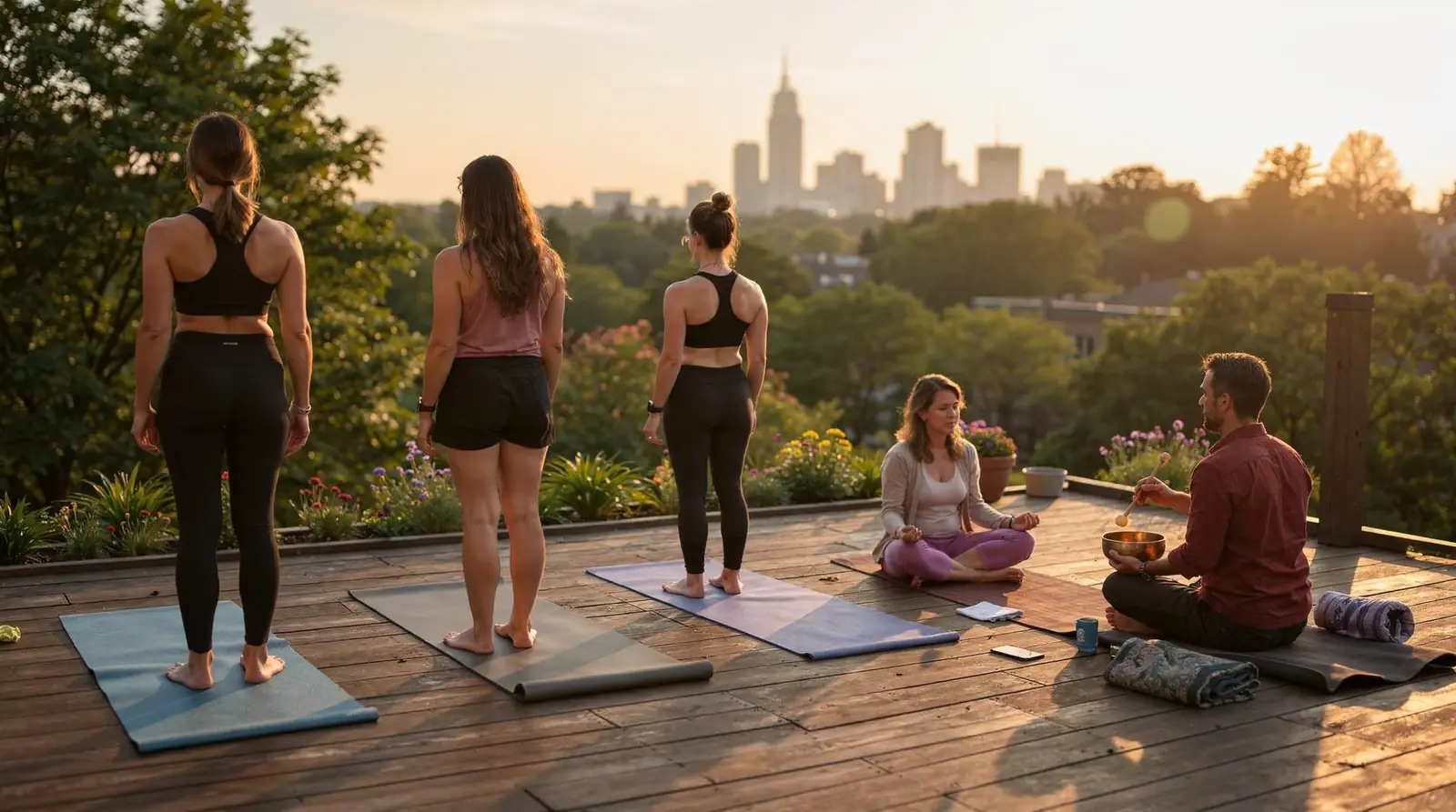 Midtown Yoga in Richmond's Carytown Exchange development offers a new client special of unlimited classes