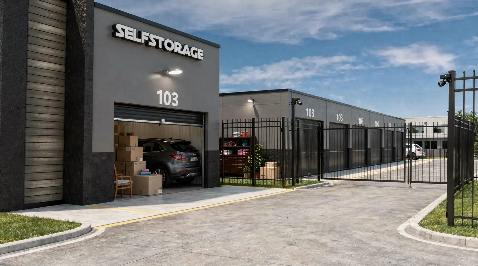 A 10x20 unit is comparable to a full garage and can typically fit the contents