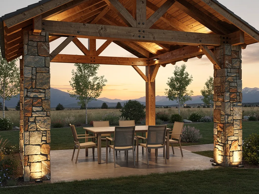 3. A Dining Pavilion Off The Back Door