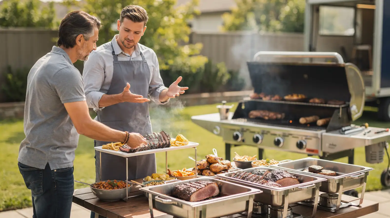 Look for caterers who emphasize expert service and consistently strong flavor as a sign