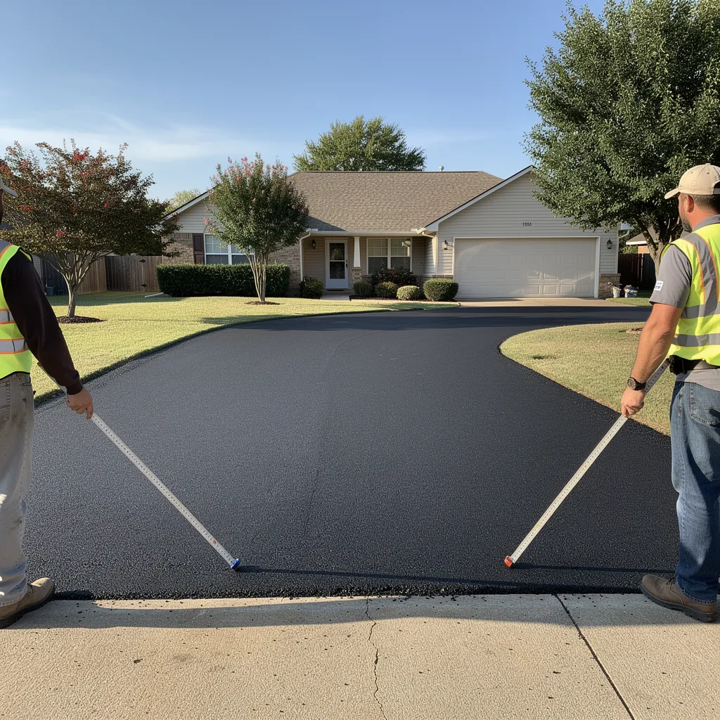 Arrow Asphalt's team brings decades of industry experience to diagnosing driveway problems in extreme Oklahoma