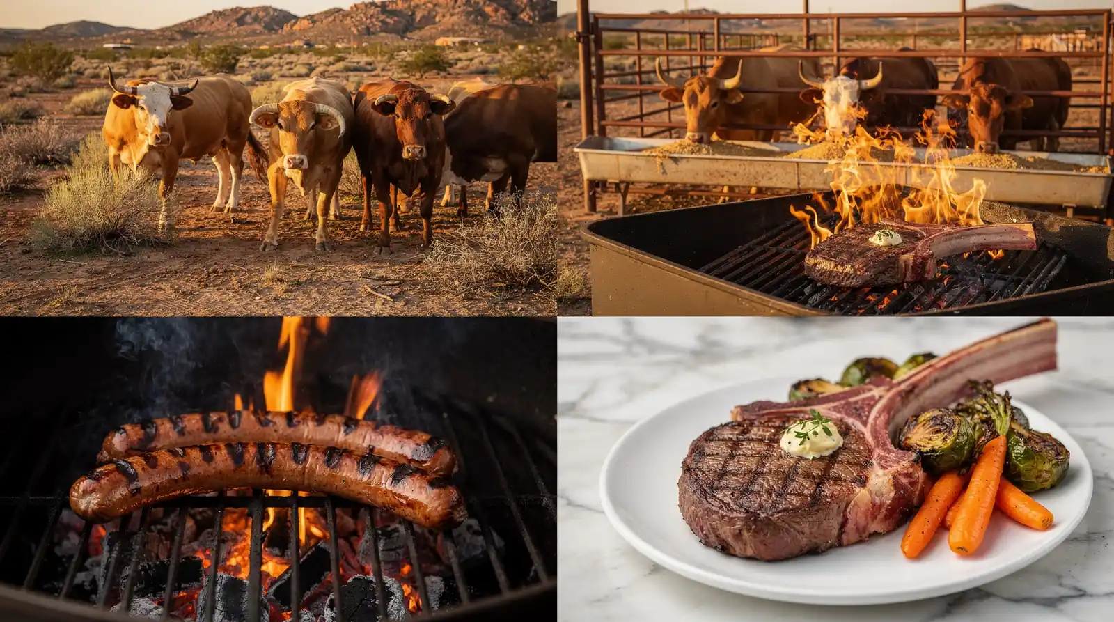 Capital Farms' cattle are grass-fed and then grain-finished for 200 days to develop tenderness