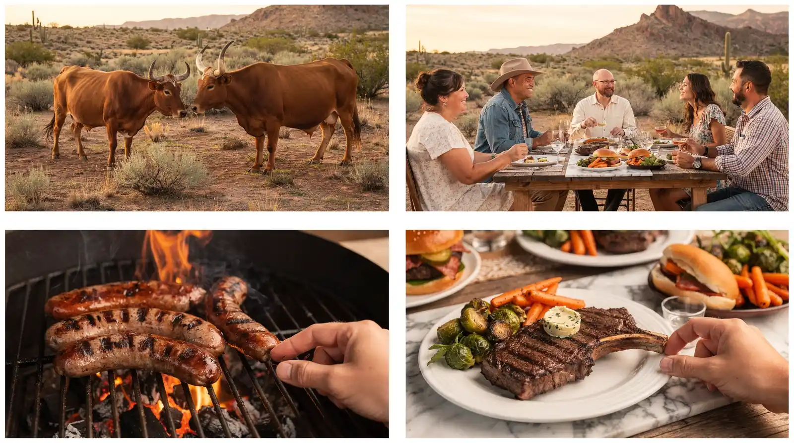 Extended time on rangeland and feed allows Corriente beef to develop marbling that naturally rivals