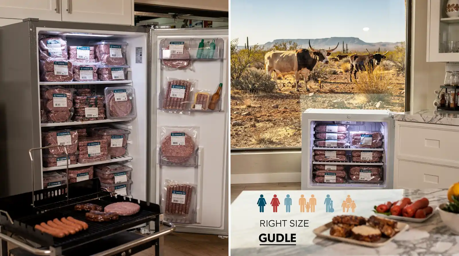 Choosing the wrong share size leads to either constant reordering or a freezer-space crisis