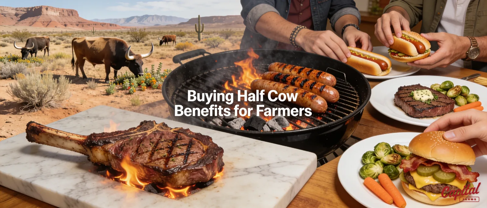 Buying beef in bulk represents a larger upfront cost but reduces the long-term per-pound price