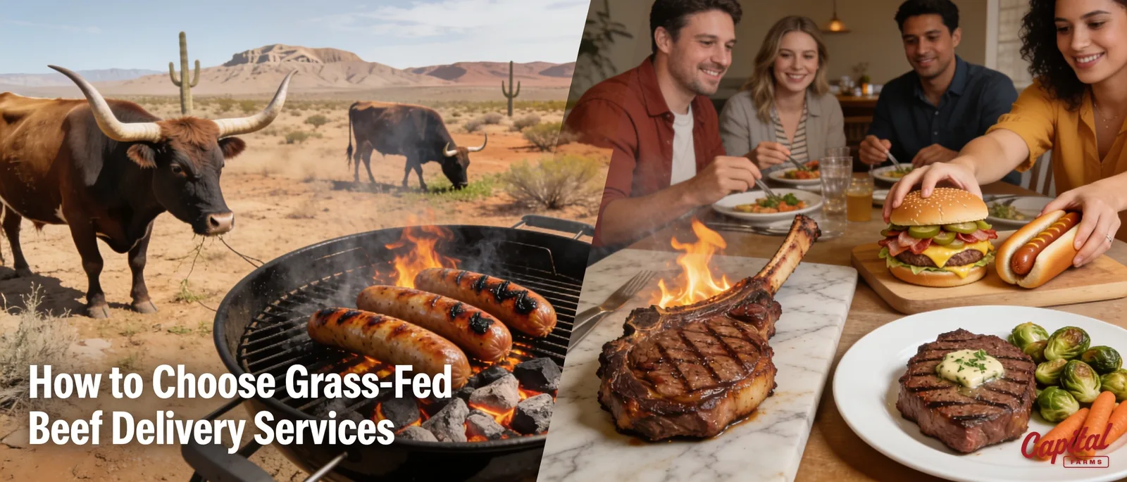 Quality Grass-Fed Beef Delivery Services should confirm cattle are both grass-fed and grain-finished