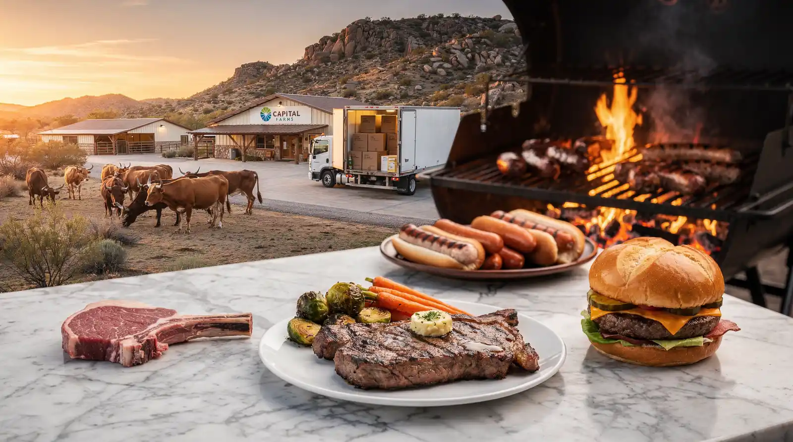 A nationwide delivery service should be able to ship from its ranch location to customers