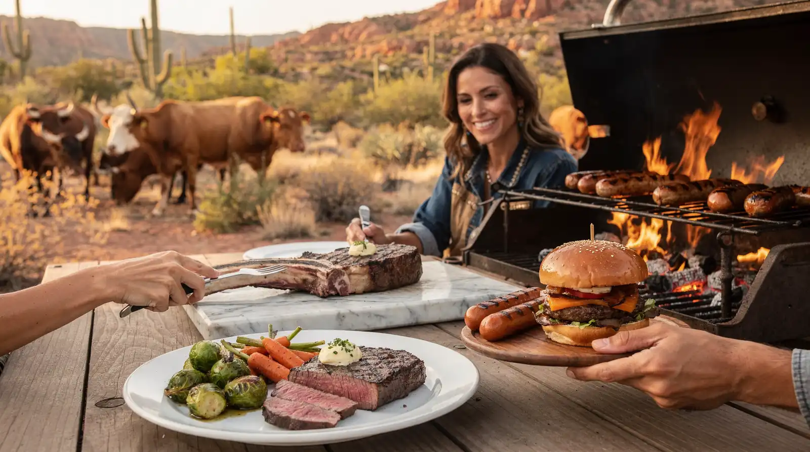 Corriente beef naturally develops marbling that rivals Choice or Prime grades despite starting
