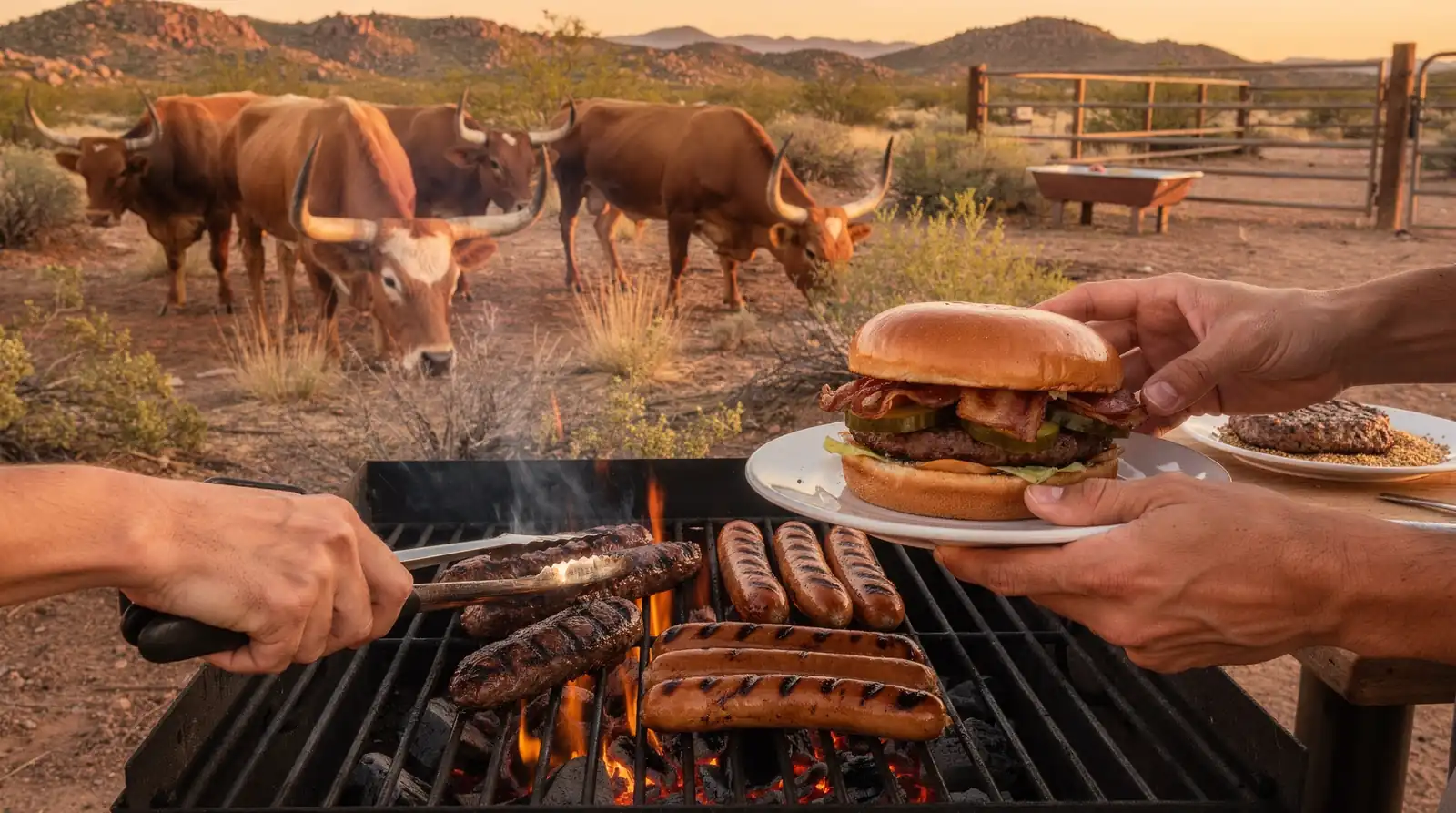 Most beef cattle are harvested at about 18 months, while Corriente cattle at Capital Farms