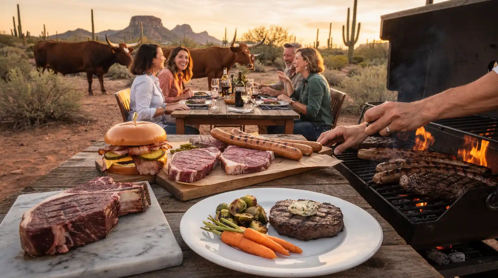 Capital Farms sells NY Strip, Sirloin, Ribeye, Filet Mignon, and Teres Major steaks with starting