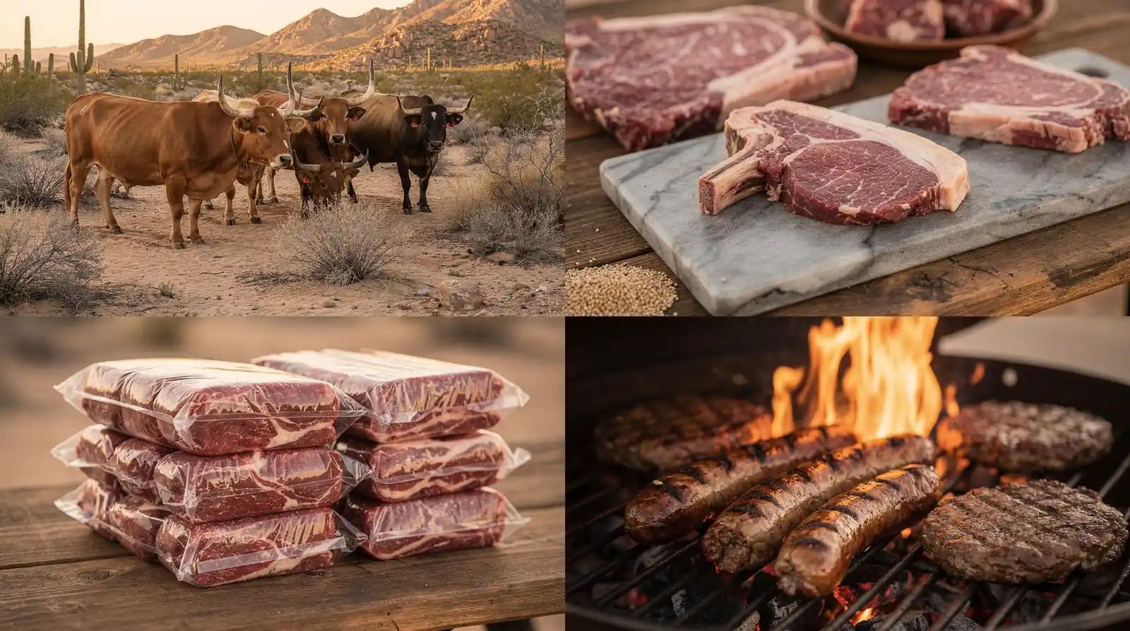 Bulk beef sales benefit farmers by moving large volumes of meat in a single transaction