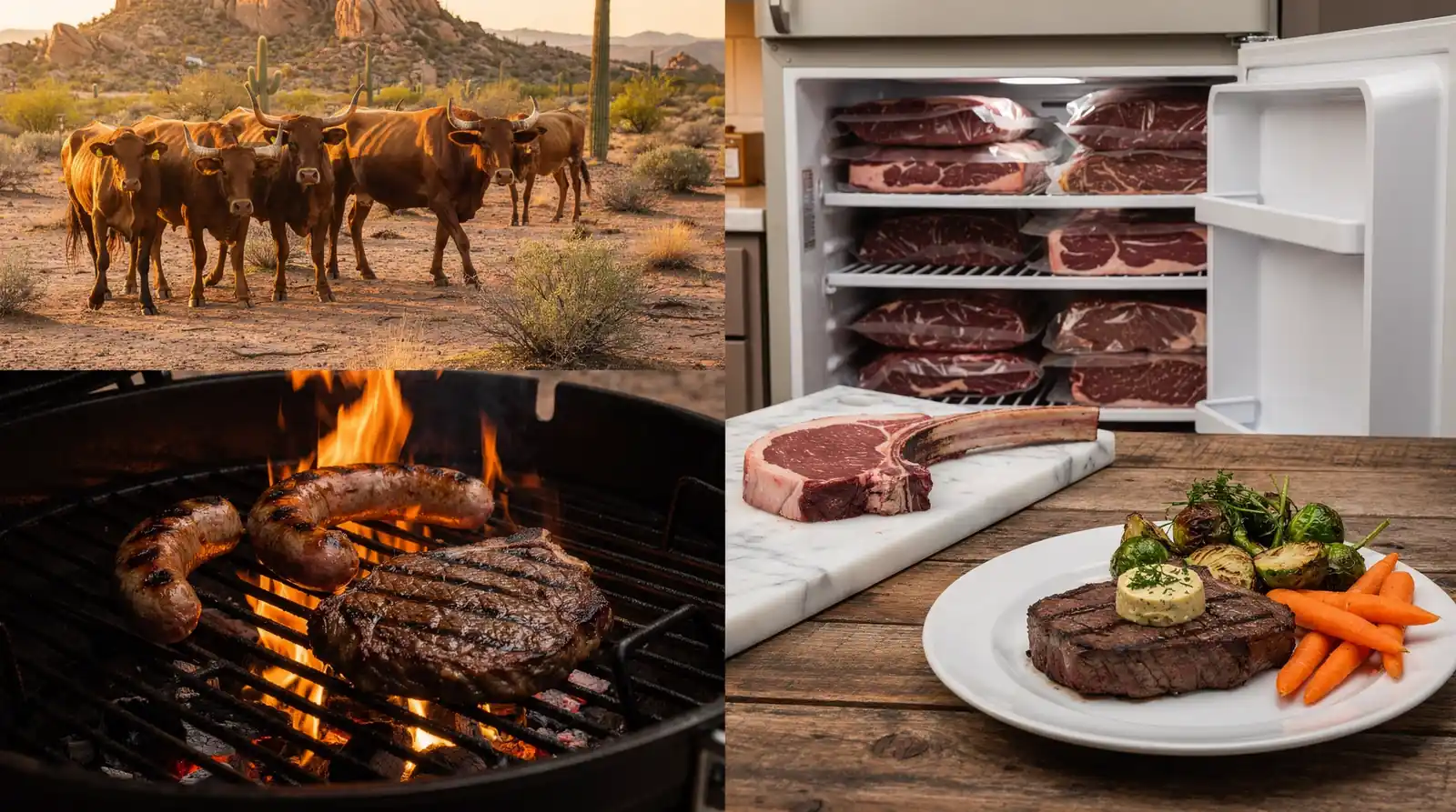 Purchasing beef in bulk through a share is cost-effective and simplifies meal preparation; Buying