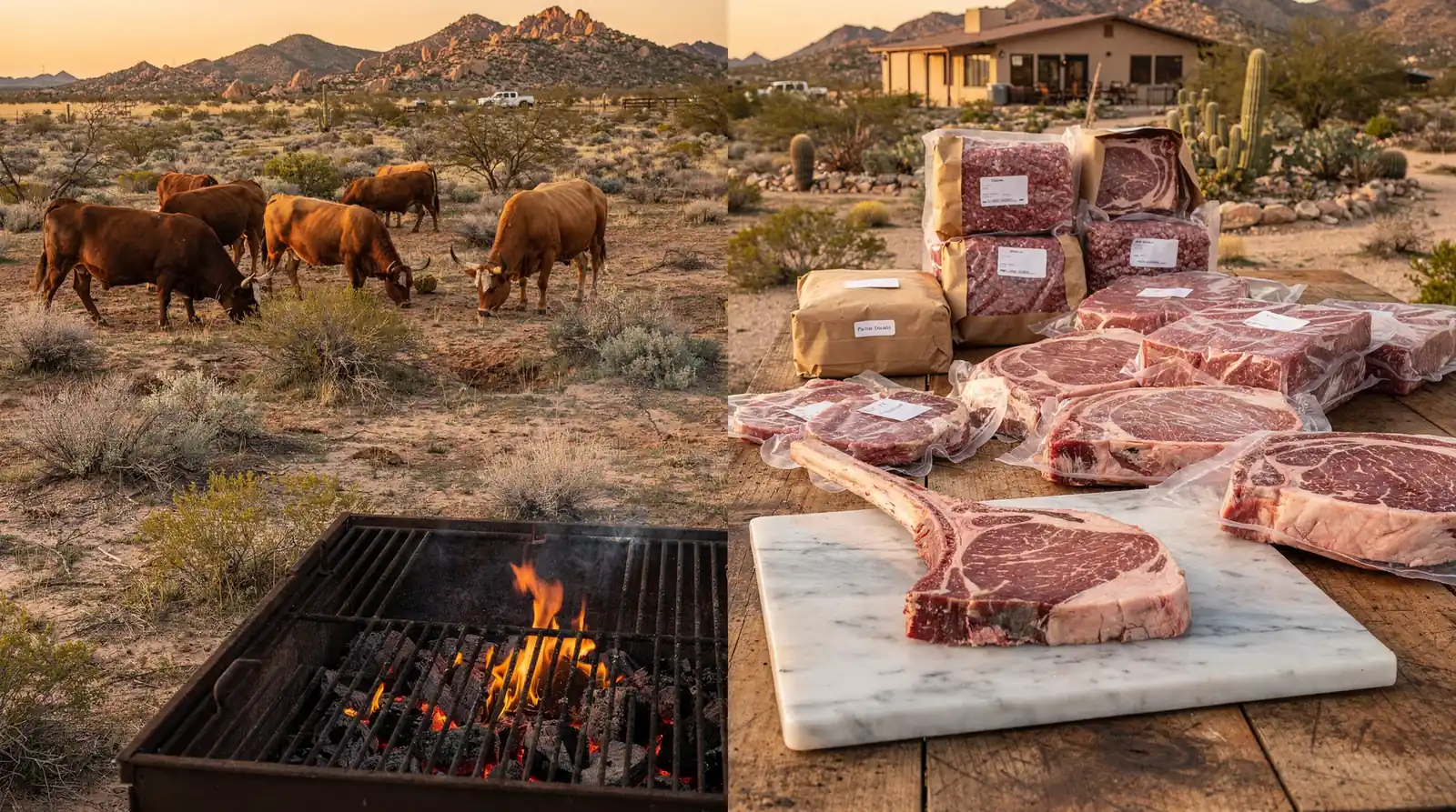 Local whole-animal beef shares scale in per-pound cost as the share gets smaller, moving