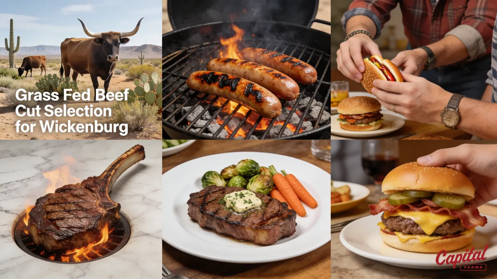 Capital Farms is based in Wickenburg, Arizona, where its Corriente cattle are raised.; Corriente cattle