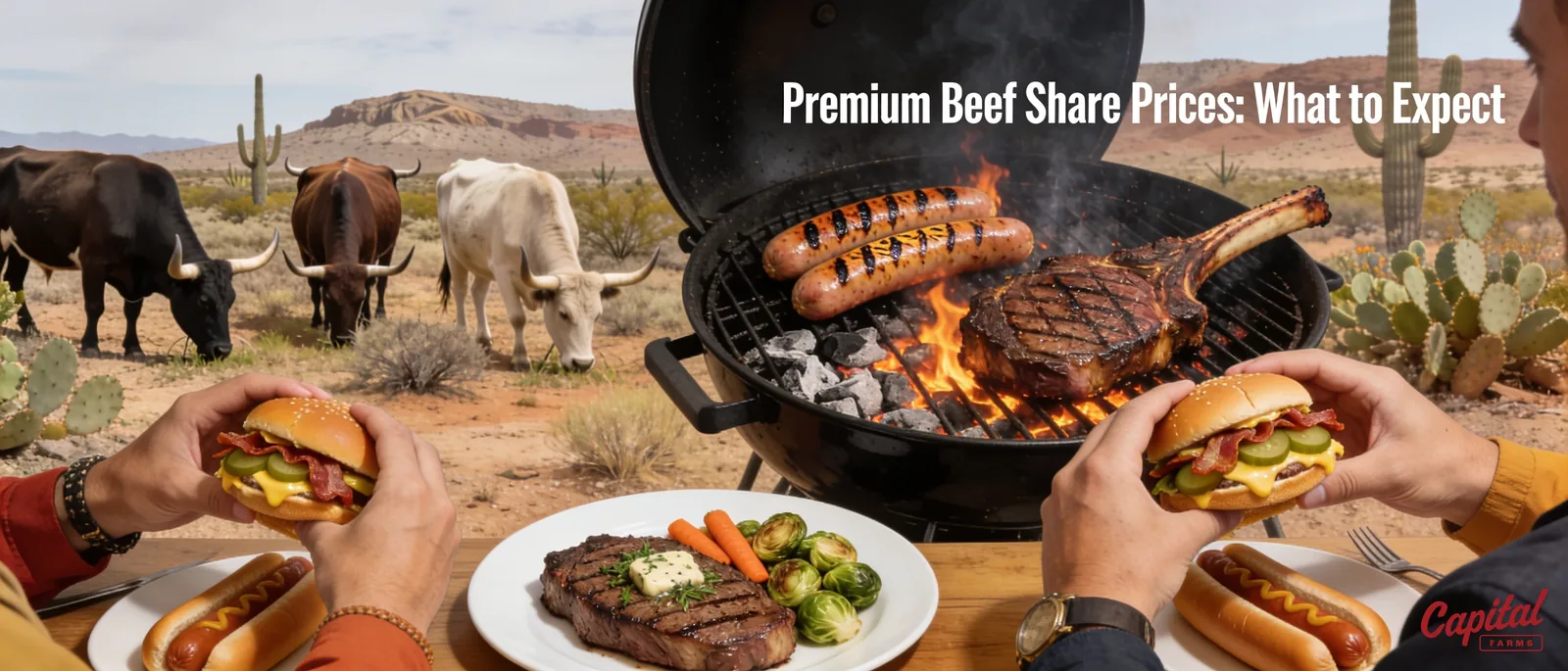 A beef share means buying a portion of a whole animal directly from a producer