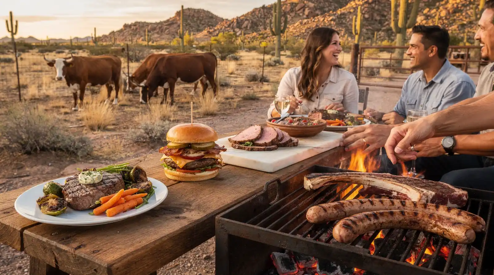 Each half, quarter, or eighth share generally breaks down into about 30% steaks, 30% roasts