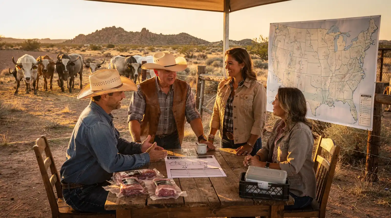 Ranchers fielding **Half Cow Beef Share Inquiries** should provide a clear cut sheet so buyers
