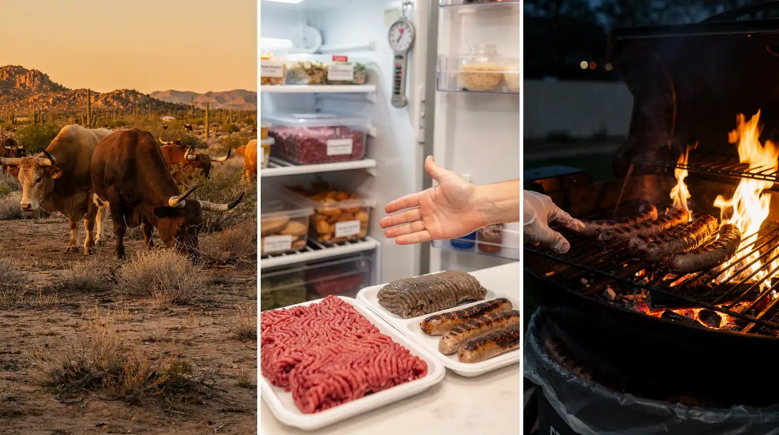 Keeping ground beef and cooked leftovers at or below 40°F slows bacterial growth and preserves