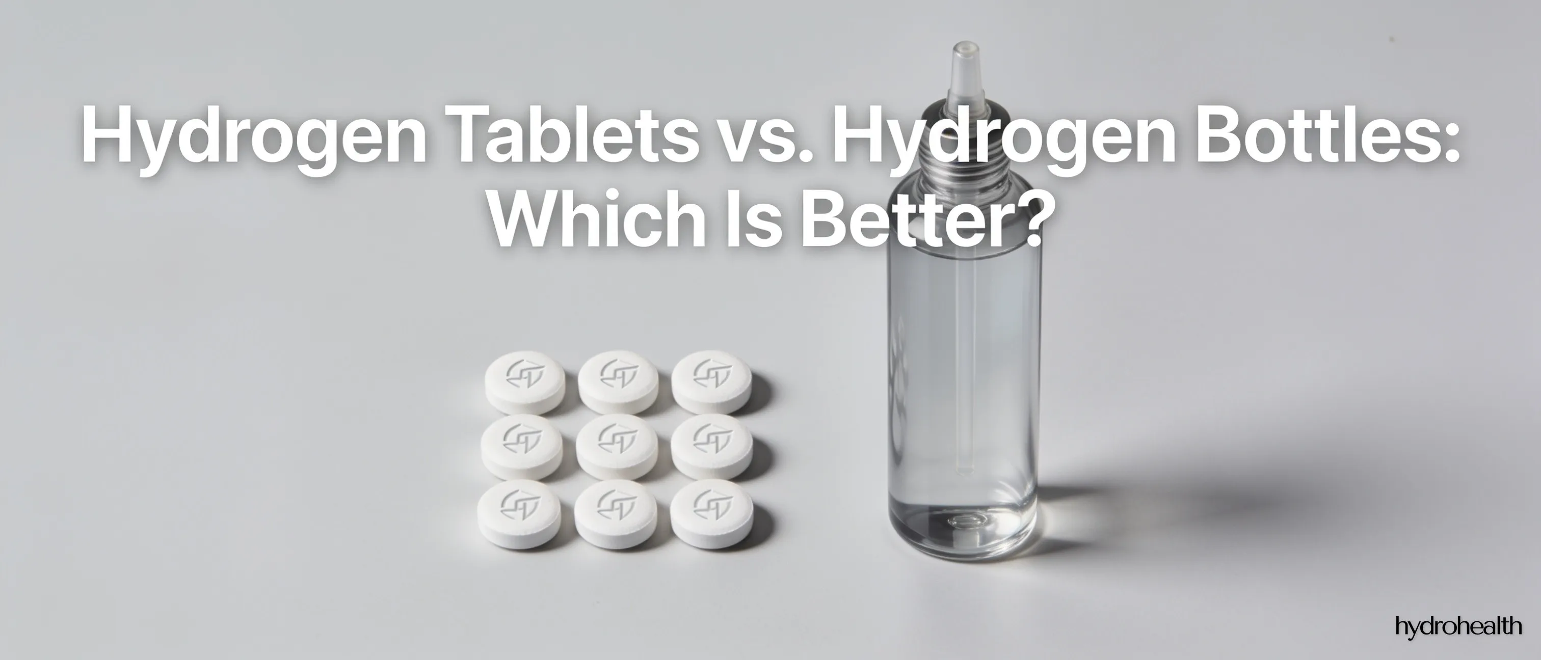 Hydrogen tablets dissolve quickly in water to release hydrogen micro-bubbles, making them a portable