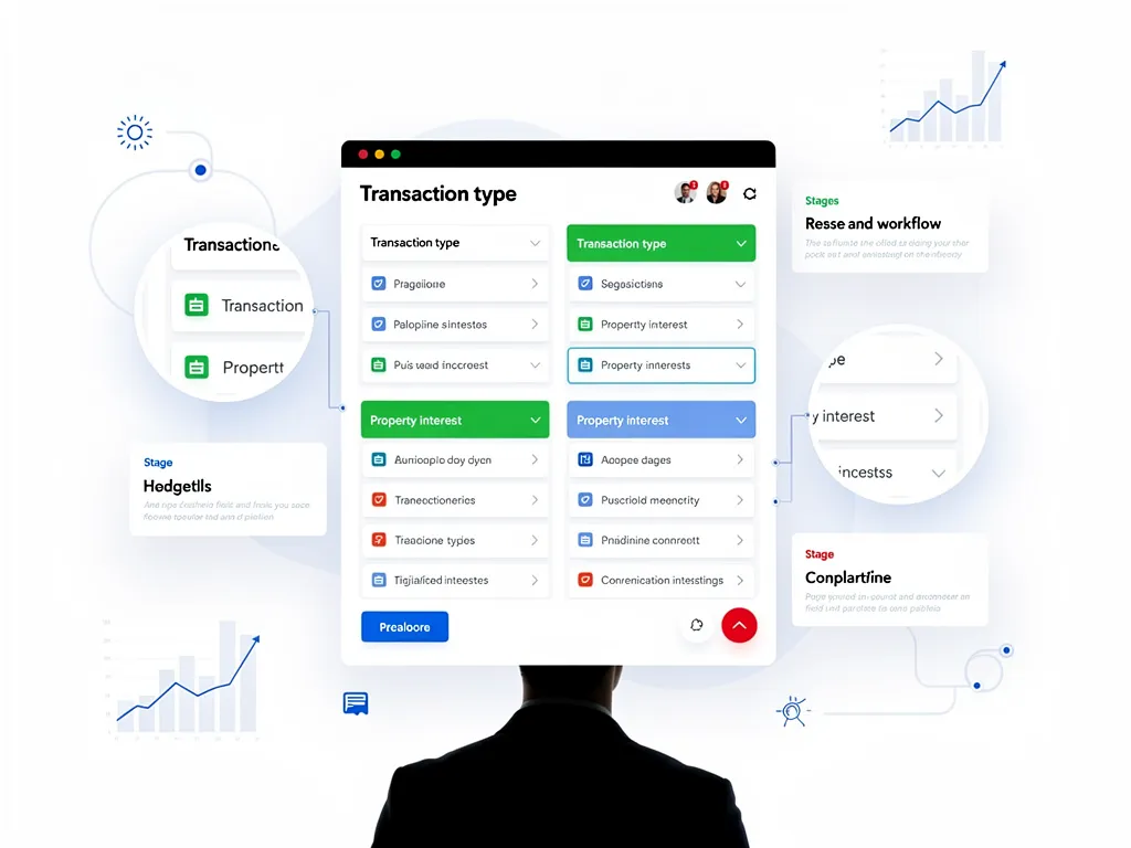 Customizing Lofty CRM fields and workflows for real estate
