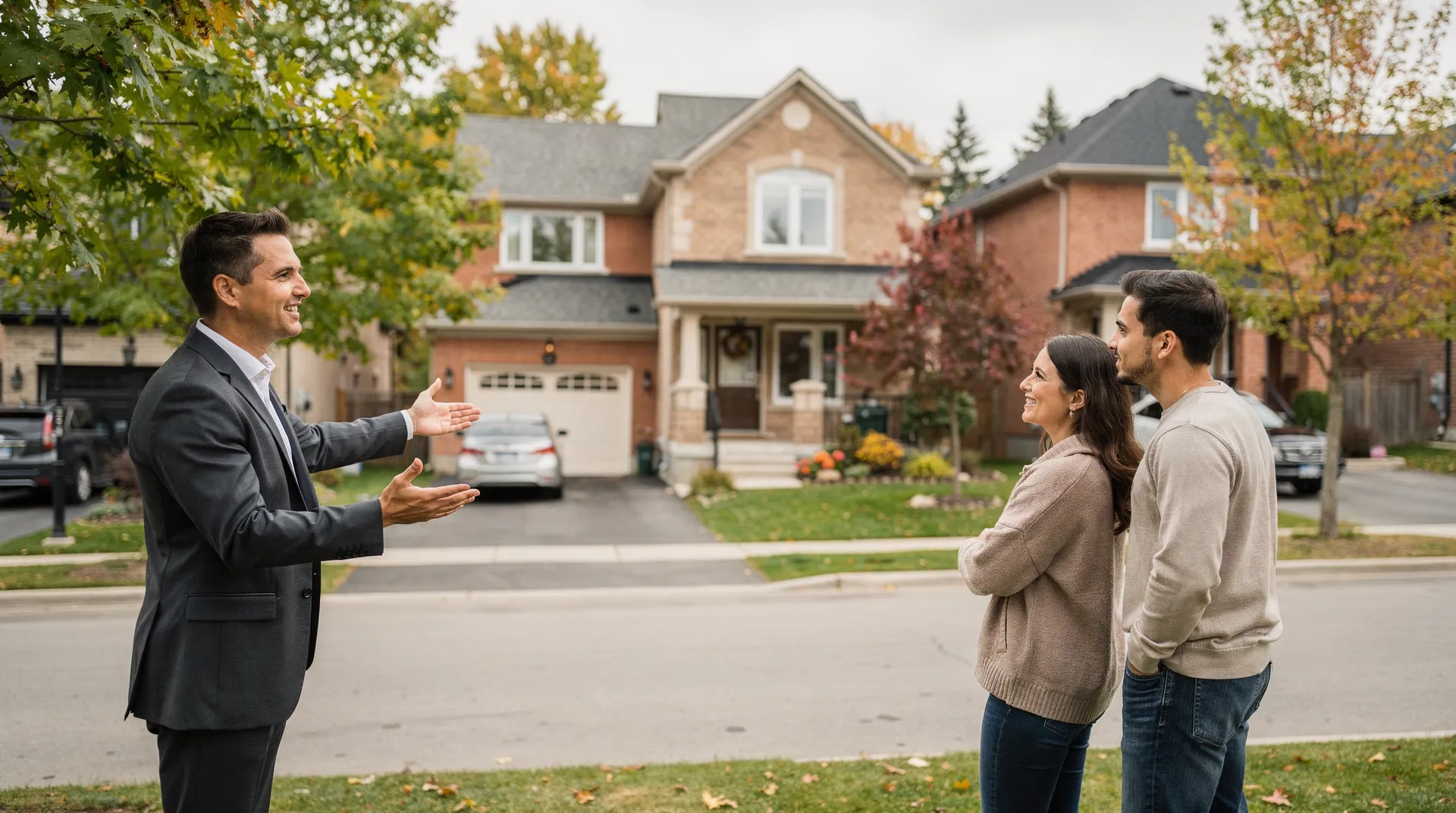 Markham features distinct neighborhoods with varying property styles, from custom-built detached homes to townhouses
