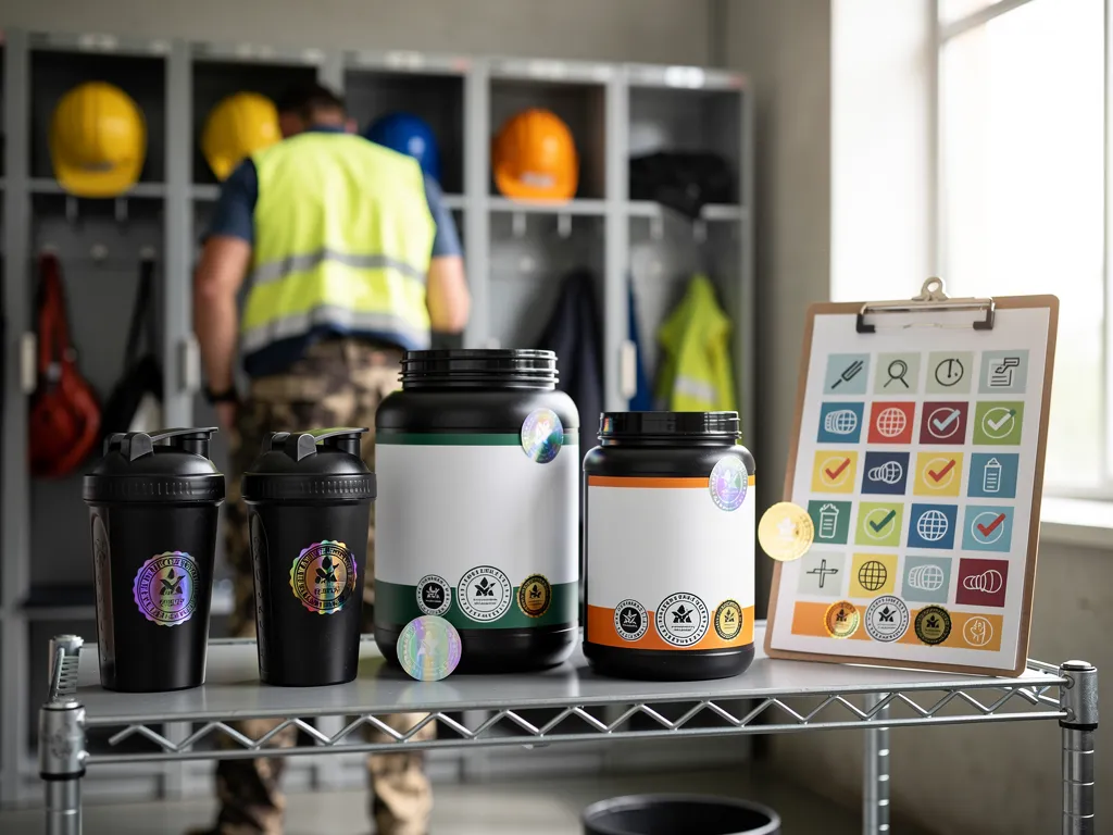 NSF Certified for Sport and Informed-Sport certification badges on packaging